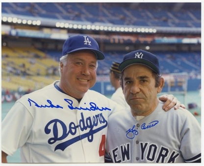 Lot of (10) Baseball Hall of Famer Signed 8x10 Photographs